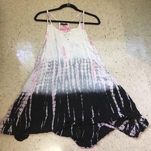 Ombré tie dye dress
